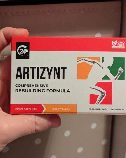 Caixa de ArtiZynt com cápsulas em blister