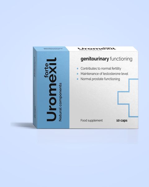 Caixa de Uromexil Forte com cápsulas