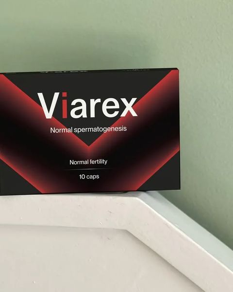 Caixa Viarex e cápsulas